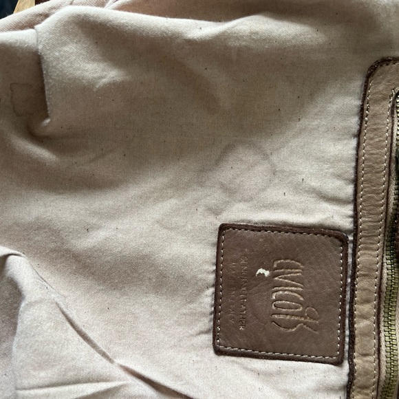 Civico 93 Leather Shoulder Bag Made in Italy - Picture 7 of 12